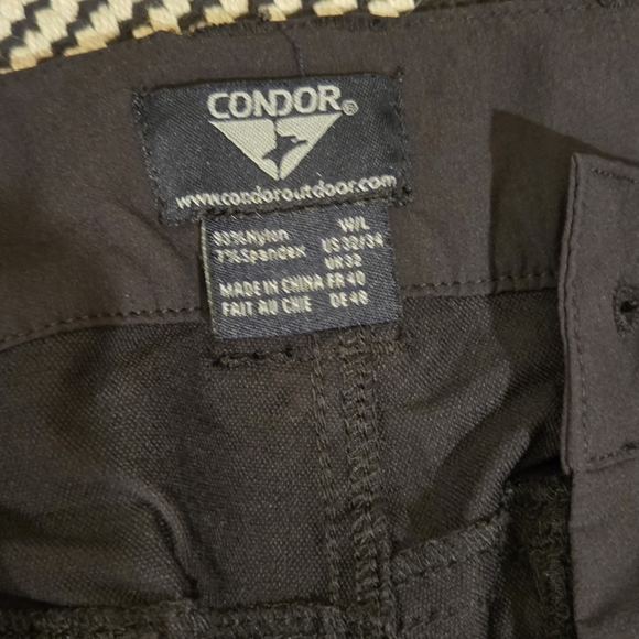 Mens Black Condor Tactical Pant 32x34 - Picture 3 of 7